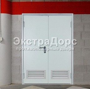 Противопожарные двери с решеткой от производителя в Раменском  купить